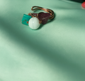 Wire wrap birthstone ring