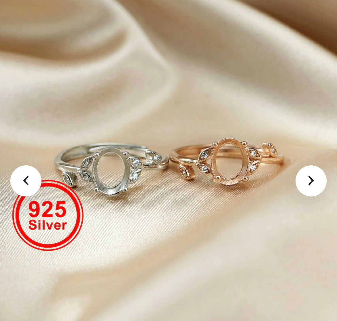 leaf keepsake ring