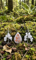 Tree of life necklace and earring set
