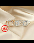 Oval diamond ring
