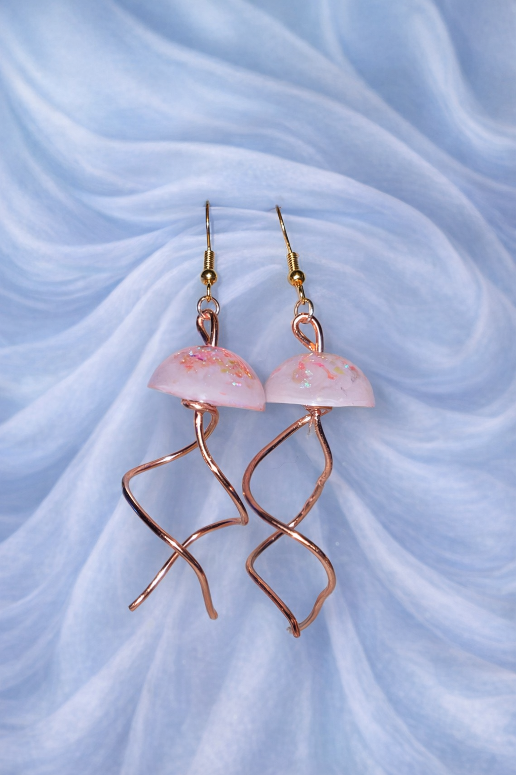 Jellyfish dangle earrings